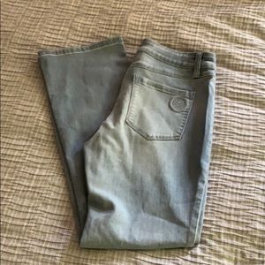 Laurie Felt Silk Denim Jeans Baby Bell SZ SP